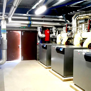 Cumbria Mechanical and J&J Electrical successfully secured the mechanical and electrical installation of this Biomass boiler project to supply heating and hot water to 231 flats within 2 high rise tower blocks encapsulated in 1 boiler room.

Our package included:

Biomass boiler and back up gas boiler installation and associated controls

District heating main

Distribution pipework and risers to 231 flats over 16 floors